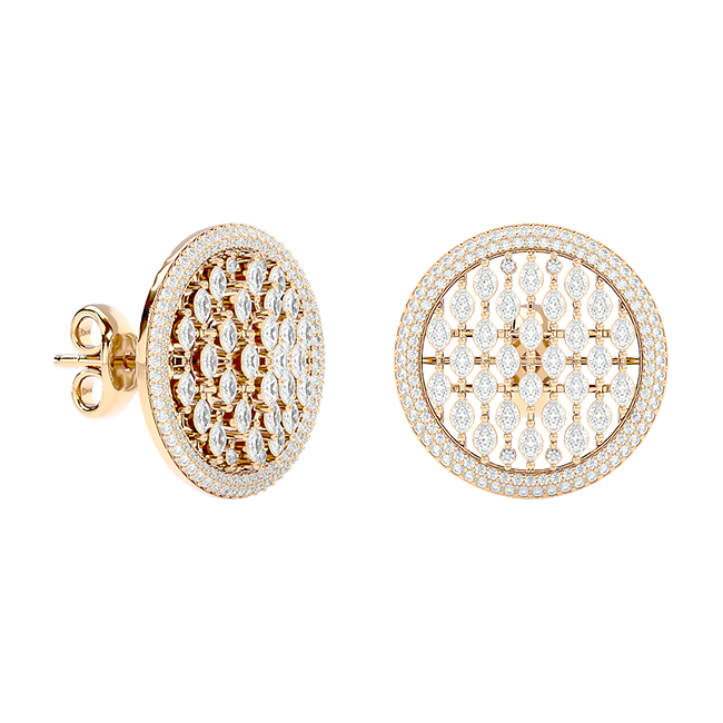 Golden Radiance Studs 