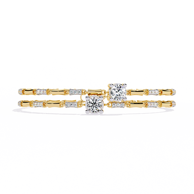 Solitaire Twinfire Bracelet