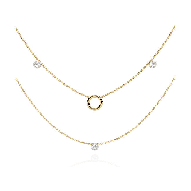 Celestial Orbit Layered Necklace