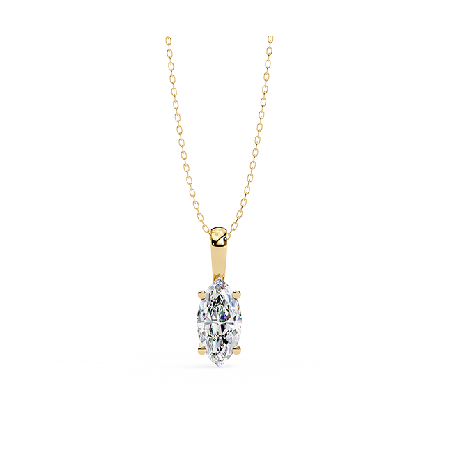 Marquise Solitaire Pendant