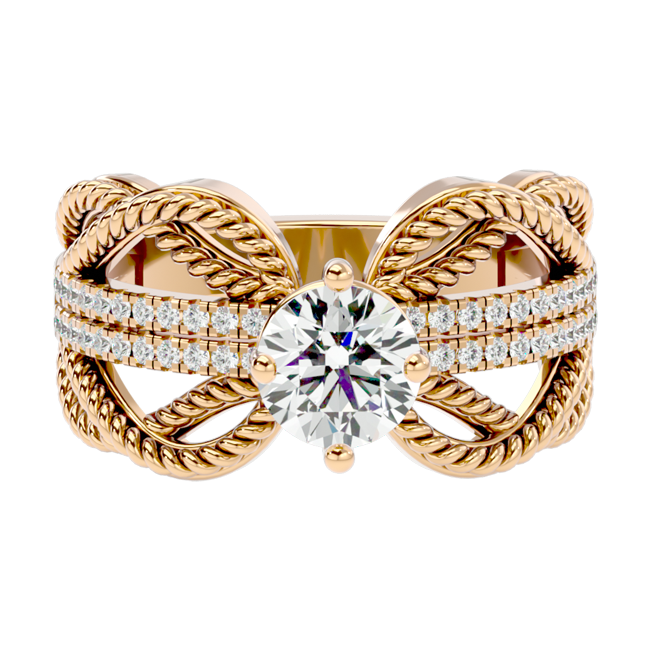 Knot Design Statement Ring