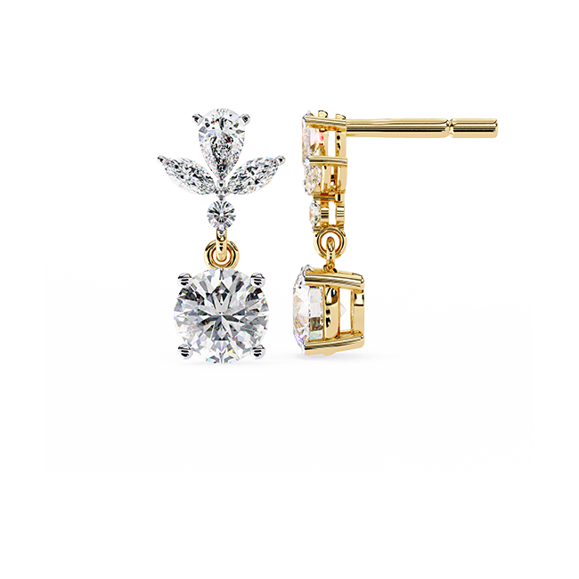 Floral Drop Earrings