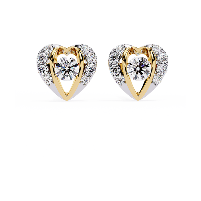 Heart’s Embrace Studs