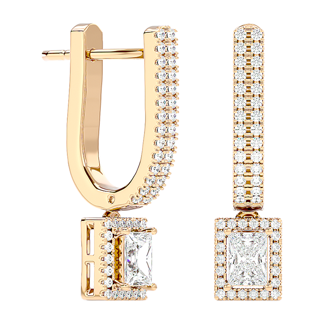 Sleek Bar Drop Earrings
