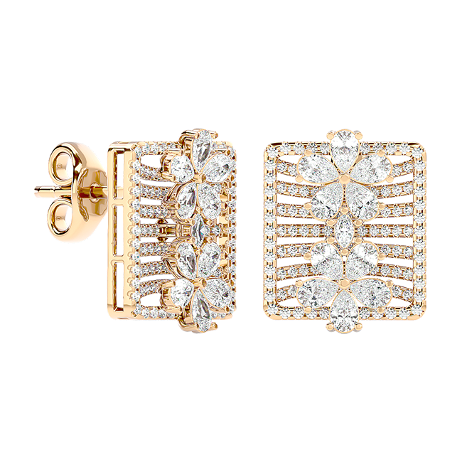 Rectangular Statement Studs