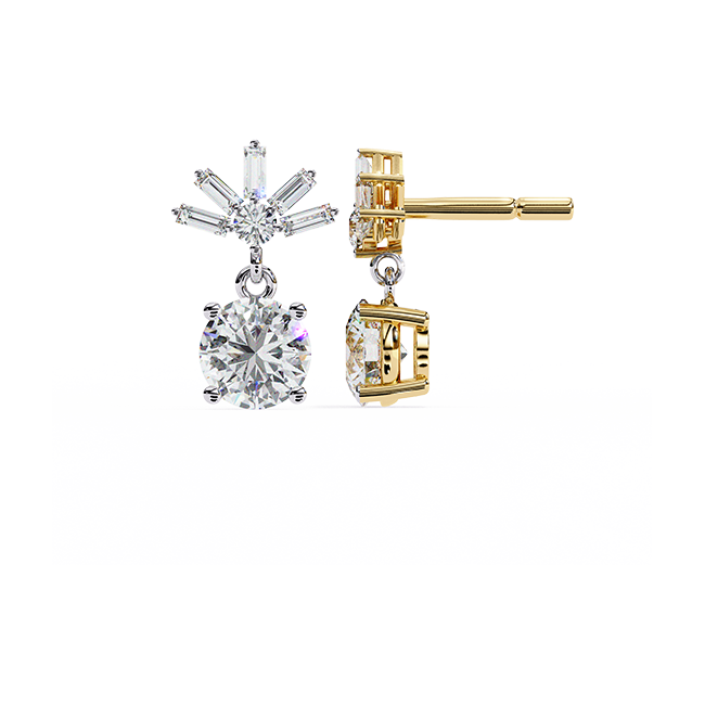 Floral Drop Earrings