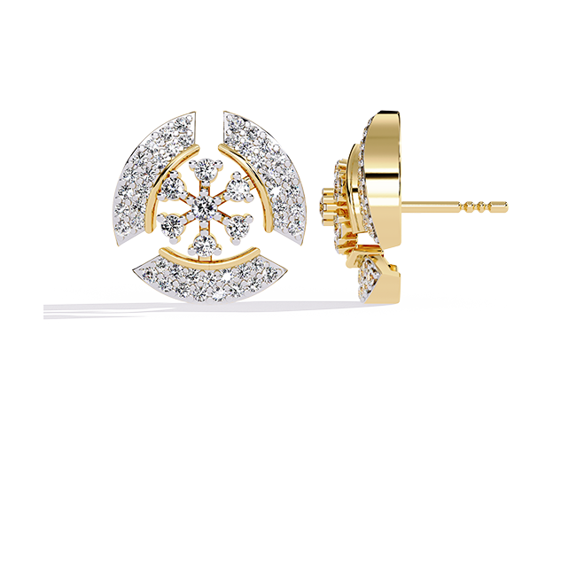 Crescent Cluster Studs