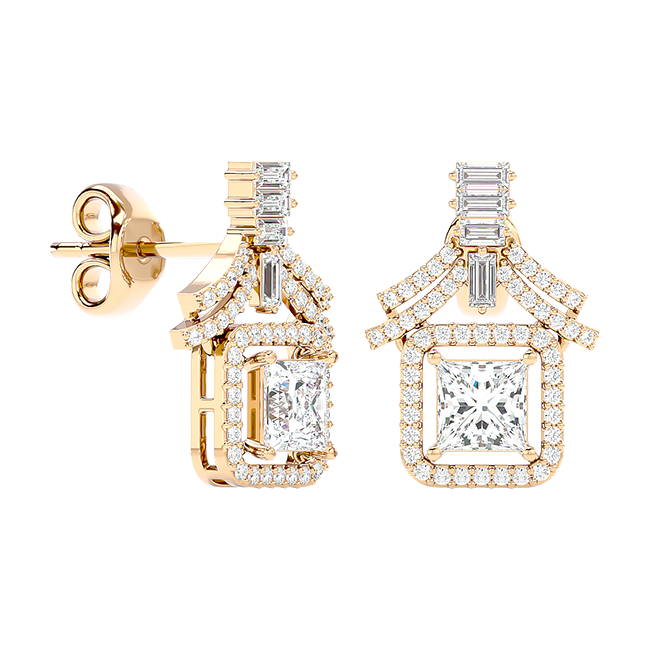Chandelier Diamond Earrings