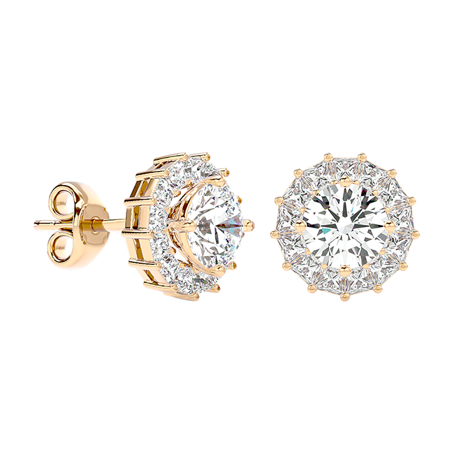 Starburst Crown Studs