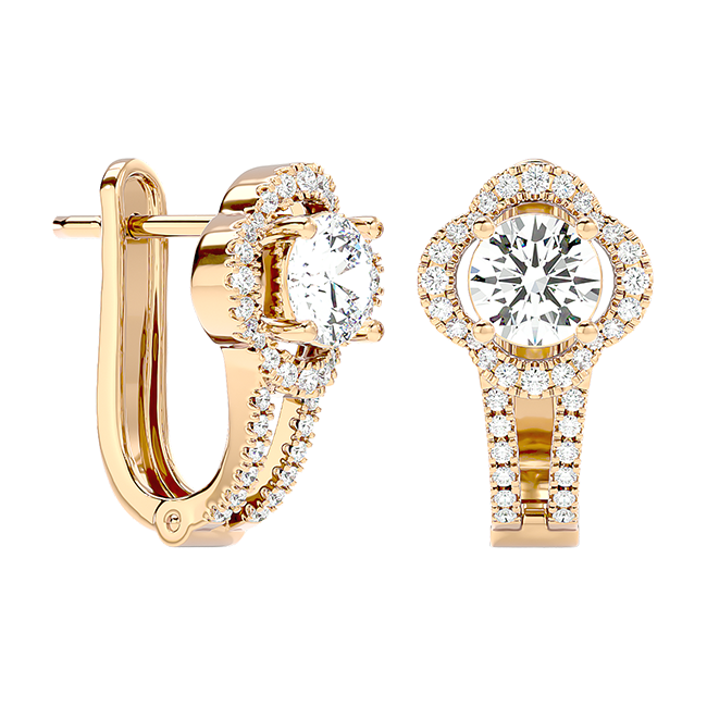 Elegant Hoop Solitaires