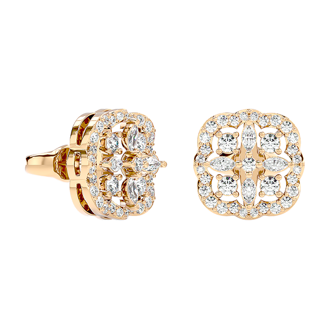Vintage Cushion Studs