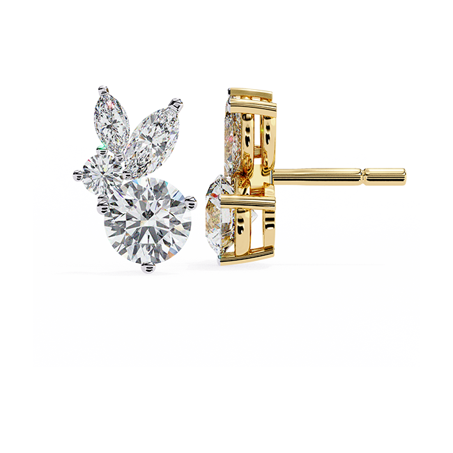 Leaf Cluster Studs