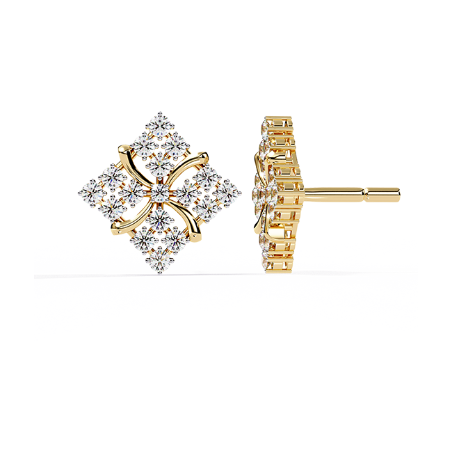 Princess Diamond Studs