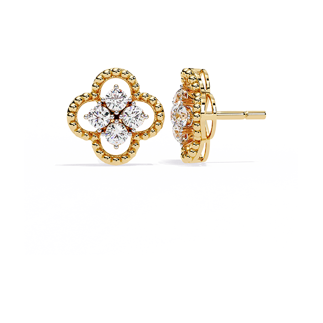 Floral Cluster Studs