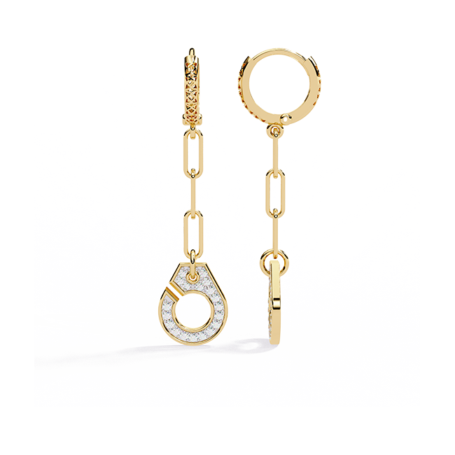 Chain Link Drop Earrings