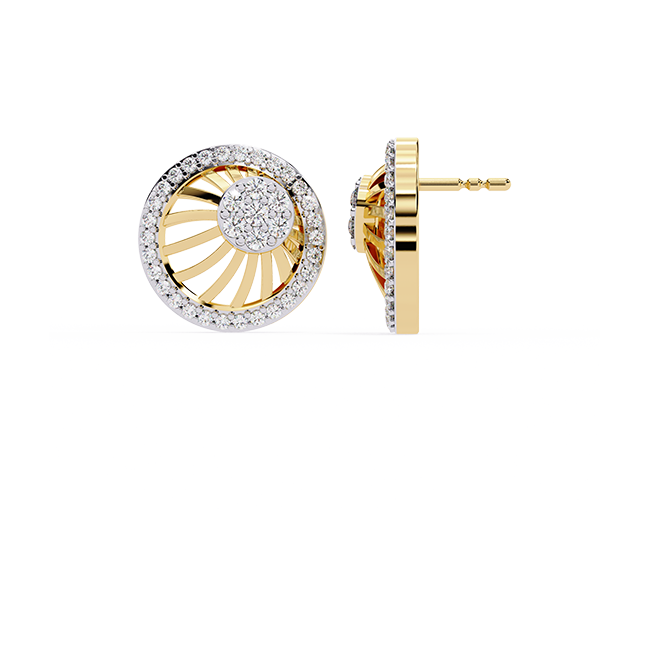 Sunburst Halo Studs