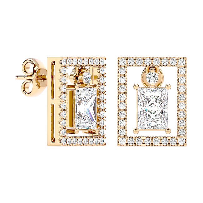 Framed Square Solitaires