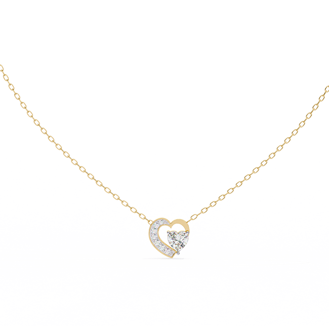  Heart Outline Pendant