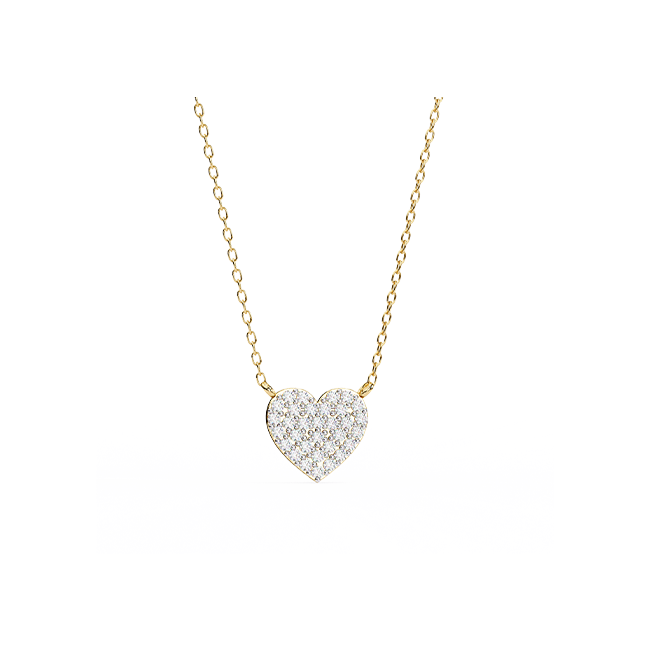 Pave Heart Pendant