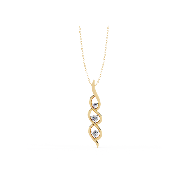 Twisted Spiral Pendant