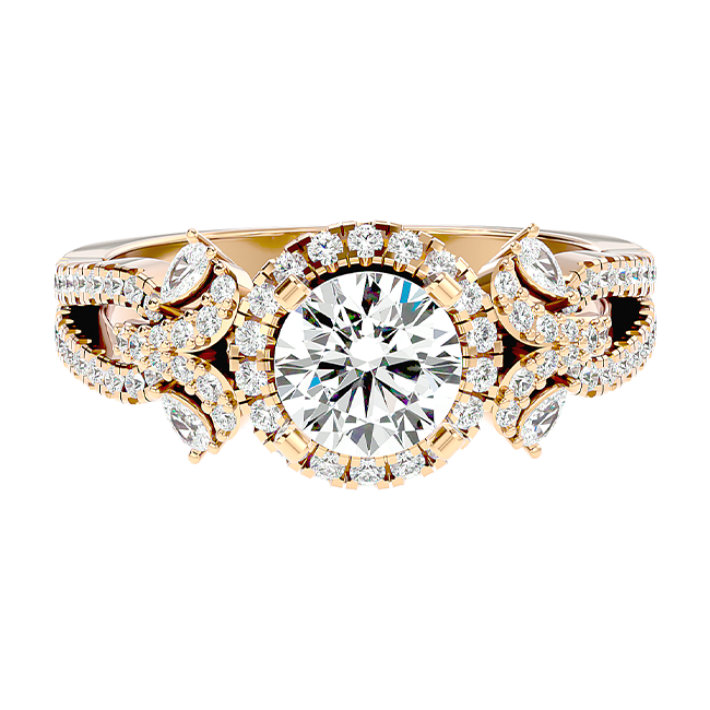 Leaf Motif Ring