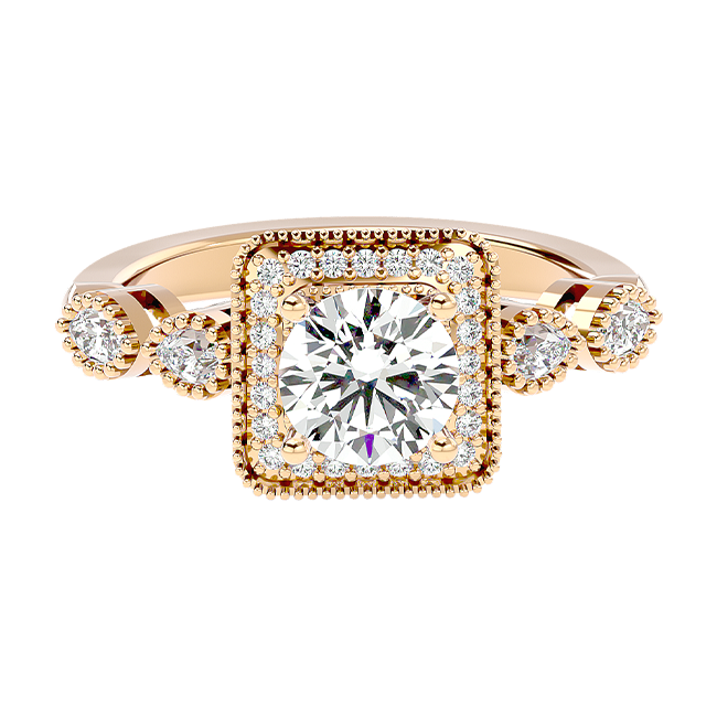 Regal Square Ring