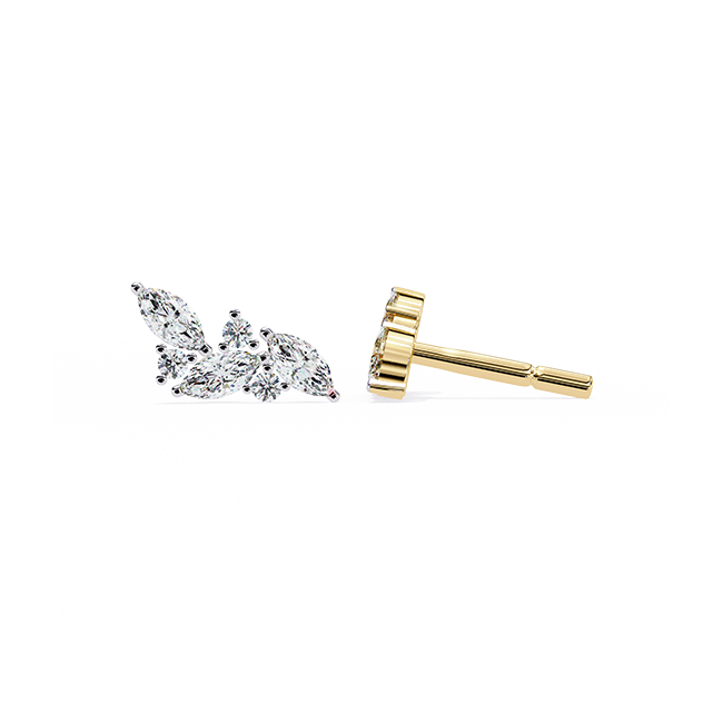 Double Marquise Studs