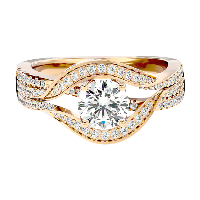 Waves of Elegance Ring