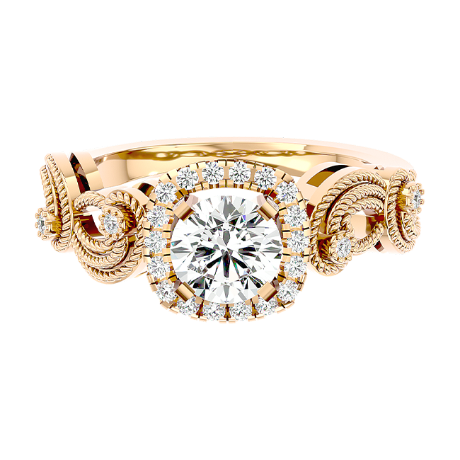 Vintage Swirl Ring