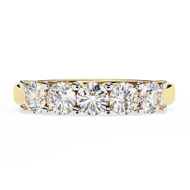 Five-Stone Eternity Ring