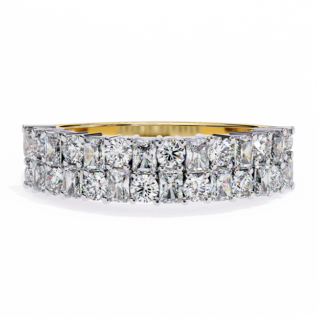 Crown Half-Eternity Band